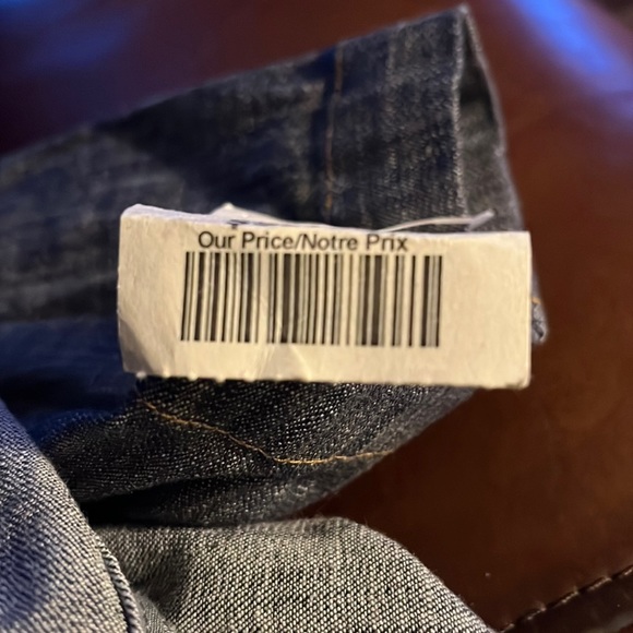 Ambition Jean jacket blazer with one button in front, long sleeve size XL - Picture 7 of 7